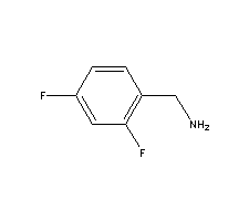 2,4-二氟芐胺結(jié)構(gòu)式_72235-52-0結(jié)構(gòu)式