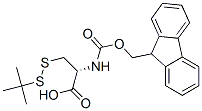 Fmoc-Cys(StBu)-OH結構式_73724-43-3結構式