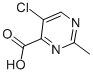 5-Chloro-2-methyl-4-pyrimidinecarboxylic acid Structure,74840-47-4Structure