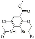 4-(乙酰氨基)-3-溴-2-(2-溴乙氧基)-5-氯苯甲酸甲酯結(jié)構(gòu)式_748788-39-8結(jié)構(gòu)式