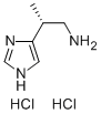 (2R)-1-(1H-咪唑-4-基)-2-丙胺二鹽酸鹽結(jié)構(gòu)式_75614-89-0結(jié)構(gòu)式