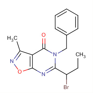 5-芐基-6-(1-溴-丙基)-3-甲基-5H-異噁唑并[5,4-d]嘧啶-4-酮結構式_758721-92-5結構式
