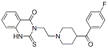 3-[2-[4-(4-氟苯甲?；?-1-哌啶]乙基]-2,3-二氫-2-硫氧代-4(1H)-喹唑烷酮鹽酸鹽結(jié)構(gòu)式_76330-71-7結(jié)構(gòu)式