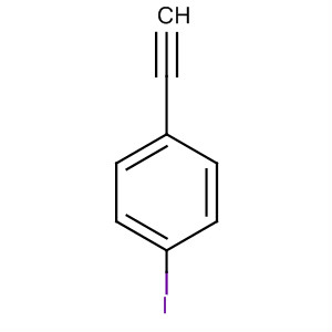 1-乙炔-4-碘苯結構式_766-99-4結構式