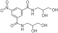 5-硝基-N,N-雙(2,3-二羥基丙基)-1,3-苯二甲酰胺結(jié)構(gòu)式_76820-34-3結(jié)構(gòu)式