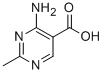 4-Amino-2-methylpyrimidine-5-carboxylic acidStructure,769-52-8Structure 4-Amino-2-methylpyrimidine-5-carboxylic acid Structure,769-52-8Structure