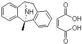 (5R,10S)-(+)-5-甲基-10,11-二氫-5H-二苯并-[a,d]-環(huán)庚烯-5,10-亞胺氫化馬來(lái)酸鹽結(jié)構(gòu)式_77086-22-7結(jié)構(gòu)式