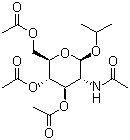 異丙基-2-乙酰氨基-3,4,6-三-O-乙?；?2-脫氧-β-D-吡喃葡萄糖苷結(jié)構(gòu)式_7772-85-2結(jié)構(gòu)式