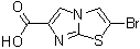 2-Bromoimidazo(2,1-b)thiazole-6-carboxylic acidStructure,80354-00-3Structure 2-Bromoimidazo(2,1-b)thiazole-6-carboxylic acid Structure,80354-00-3Structure