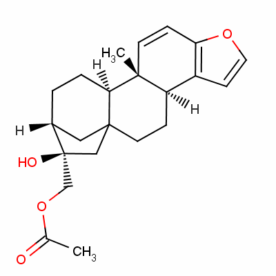 咖啡豆醇乙酸酯結構式_81760-47-6結構式