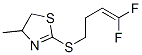 (9CI)-2-[(4,4-二氟-3-丁烯)硫代]-4,5-二氫-4-甲基噻唑結(jié)構(gòu)式_824391-25-5結(jié)構(gòu)式