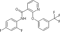 吡氟草胺結構式_83164-33-4結構式