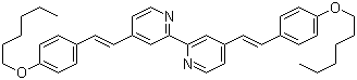 4,4-雙[(1E)-2-[4-(己氧基)苯基]乙烯]-2,2-聯(lián)吡啶結(jié)構(gòu)式_846563-66-4結(jié)構(gòu)式