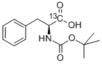 Boc-Phe-OH-1-13C結(jié)構(gòu)式_84771-22-2結(jié)構(gòu)式