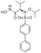 (2R)-2-[([1,1μ-聯(lián)苯]-4-基磺?；?(1-甲基乙氧基)氨基]-N-羥基-3-甲基-丁酰胺,(R)-N-羥基-2-(N-異丙氧基聯(lián)苯-4-基磺酰胺)-3-甲基丁酰胺結(jié)構(gòu)式_849773-64-4結(jié)構(gòu)式