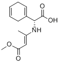 (R)-(+)-alpha-[(3-甲氧基-1-甲基-3-氧代-1-丙烯基)氨基]-1,4-環(huán)己二烯-1-乙酸鈉結(jié)構(gòu)式_85896-06-6結(jié)構(gòu)式