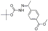 (Z)-2-(1-(4-(甲氧基羰基)苯基)亞乙基)肼羧酸叔丁酯結(jié)構(gòu)式_870822-87-0結(jié)構(gòu)式