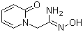 (Z，E)-N-羥基-2-(2-氧代吡啶-1(2H)-基)鹽酸乙脒結構式_871544-57-9結構式