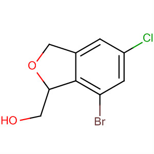 (7-Bromo-5-chloro-2,3-dihydrobenzofuran-2-yl)methanolStructure,872518-53-1Structure (7-Bromo-5-chloro-2,3-dihydrobenzofuran-2-yl)methanol Structure,872518-53-1Structure