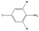 2,6-二溴-4-氯苯胺結(jié)構(gòu)式_874-17-9結(jié)構(gòu)式