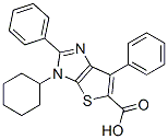 3-環(huán)己基-2,6-二苯基-3H-噻吩并[2,3-d]咪唑-5-羧酸結(jié)構(gòu)式_874571-92-3結(jié)構(gòu)式