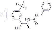 (1r,2s)-1-(3,5-雙(三氟甲基)苯基)-1-羥基丙烷-2-氨基甲酸芐酯結構式_877384-16-2結構式