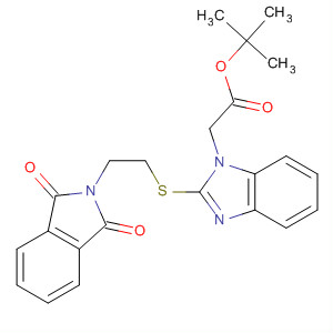 {2-[2-(1,3-二氧代-1,3-二氫-異吲哚-2-基)-乙基磺?；鵠-苯并咪唑-1-基}-乙酸叔丁酯結(jié)構(gòu)式_877626-87-4結(jié)構(gòu)式