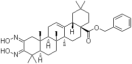 2,3-雙(羥基亞氨基)齊墩果-12-烯-28-酸苯甲酯結(jié)構(gòu)式_892869-53-3結(jié)構(gòu)式