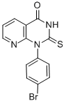 1-(4-溴苯基)-2-硫氧代-1,2,3,4-四氫吡啶并[2,3-d]嘧啶-4-酮結(jié)構(gòu)式_89374-60-7結(jié)構(gòu)式