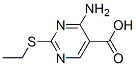 4-Amino-2-ethylthiopyrimidine-5-carboxylic acid Structure,89853-87-2Structure