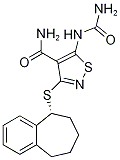 (R)-3-((6,7,8,9-四氫-5H-苯并[7]annulen-5-基)硫代)-5-脲啶異噻唑-4-羧酰胺結(jié)構(gòu)式_900525-26-0結(jié)構(gòu)式