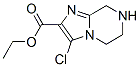 3-氯-5,6,7,8-四氫咪唑并[1,2-a]吡嗪-2-羧酸乙酯結(jié)構(gòu)式_903130-23-4結(jié)構(gòu)式