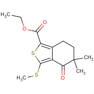 5,5-二甲基-3-甲基磺?；?4-氧代-4,5,6,7-四氫-苯并[c]噻吩-1-羧酸乙酯結(jié)構(gòu)式_910635-50-6結(jié)構(gòu)式
