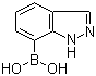 1H-吲唑-7-硼酸結(jié)構式_915411-01-7結(jié)構式