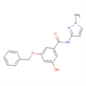 3-(芐氧基)-5-羥基-N-(1-甲基-1H-吡唑-3-基)苯甲酰胺結(jié)構(gòu)式_915771-04-9結(jié)構(gòu)式
