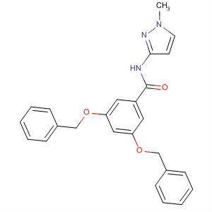 3,5-雙(芐氧基)-N-(1-甲基-1H-吡唑-3-基)苯甲酰胺結(jié)構(gòu)式_915771-05-0結(jié)構(gòu)式