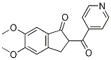 2-異煙?；?5,6-二甲氧基-2,3-二氫-1H-茚-1-酮結(jié)構(gòu)式_923571-15-7結(jié)構(gòu)式