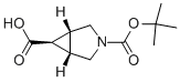 (1α,5α,6α)-3-氮雜雙環(huán)[3.1.0]己烷-3,6-二羧酸-3-(1,1-二甲基乙基)酯結(jié)構(gòu)式_927679-54-7結(jié)構(gòu)式