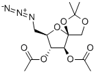 5-疊氮基-5-脫氧-3,4-雙-o-乙?；?1,2-o-異亞丙基-beta-D-果糖結(jié)構(gòu)式_94801-00-0結(jié)構(gòu)式