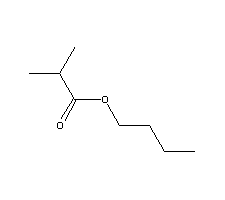 異丁酸丁酯結(jié)構(gòu)式_97-87-0結(jié)構(gòu)式