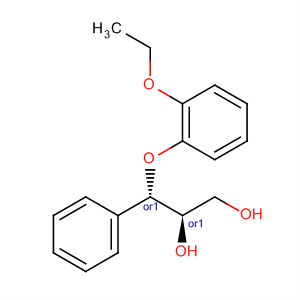 (2Rs,3rs)-3-(2-乙氧基苯氧基)-1,2-二羥基-3-苯基丙烷結(jié)構(gòu)式_98769-69-8結(jié)構(gòu)式