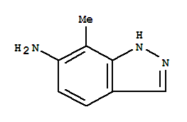 (9ci)-7-甲基-1H-吲唑-6-胺結(jié)構(gòu)式_208457-82-3結(jié)構(gòu)式