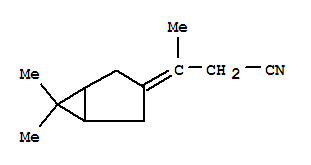 (9ci)-3-(6,6-二甲基雙環(huán)[3.1.0]-3-己基)-丁腈結(jié)構(gòu)式_213529-81-8結(jié)構(gòu)式