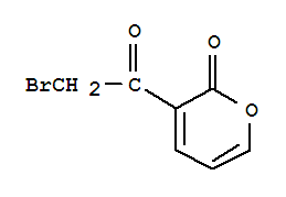 (9ci)-3-(溴乙?；?-2H-吡喃-2-酮結構式_214046-09-0結構式