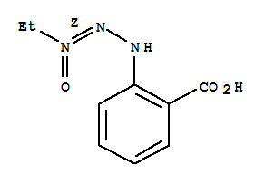 (9ci)-2-[(2z)-3-乙基-3-氧化物-2-三氮雜烯]-苯甲酸結(jié)構(gòu)式_214897-37-7結(jié)構(gòu)式