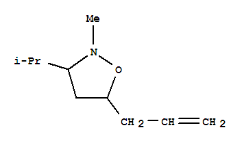 (9ci)-2-甲基-3-(1-甲基乙基)-5-(2-丙烯基)-異噁唑啉結構式_215237-01-7結構式