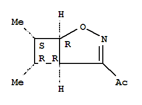 1-[(1r,5r,6r,7s)-6,7-二甲基-2-噁-3-氮雜雙環(huán)[3.2.0]-3-庚烯-乙酮結構式_219597-90-7結構式