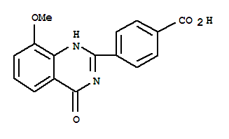 (9ci)-4-(1,4-二氫-8-甲氧基-4-氧代-2-喹唑啉)-苯甲酸結(jié)構(gòu)式_220115-28-6結(jié)構(gòu)式
