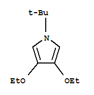 (9ci)-1-(1,1-二甲基乙基)-3,4-二乙氧基-1H-吡咯結(jié)構(gòu)式_220280-01-3結(jié)構(gòu)式