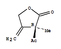 (3r)-(9ci)-3-乙?；?3-甲基-4-亞甲基-2(3H)-呋喃酮結(jié)構(gòu)式_220308-40-7結(jié)構(gòu)式